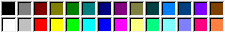 XP Paint Default Palette